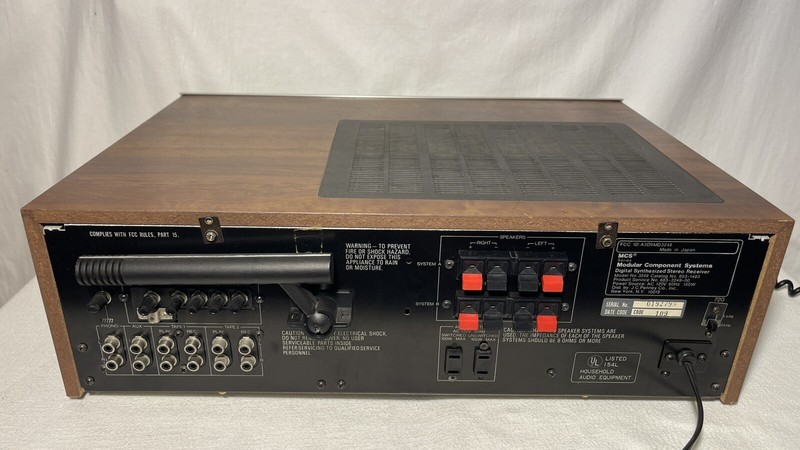 VTG MCS 3249 Stereo RECEIVER Digital Synthesized AM-FM Modular Component System gallery