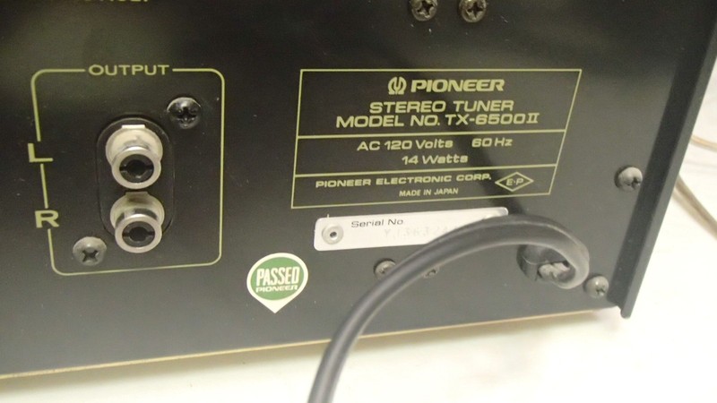 Pioneer SA-6500II Amplifier & TX-6500II Tuner Vintage Stereo Tested Working gallery