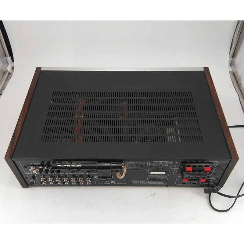 H. H. Scott Model 375R Stereo Receiver - Clean Silver Face Vintage Classic! gallery