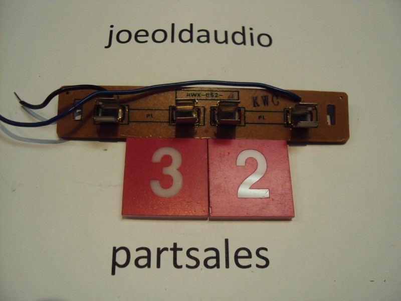 Pioneer CT-F7171 Cassette Deck Lamp Board Part # AWX-052. Parting Out CT-F7171.