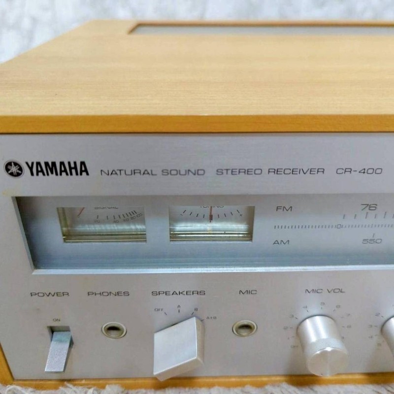Yamaha CR-400 Stereo Receiver Vintage Hi-Fi Amp Wood Case Tested Working Japan gallery
