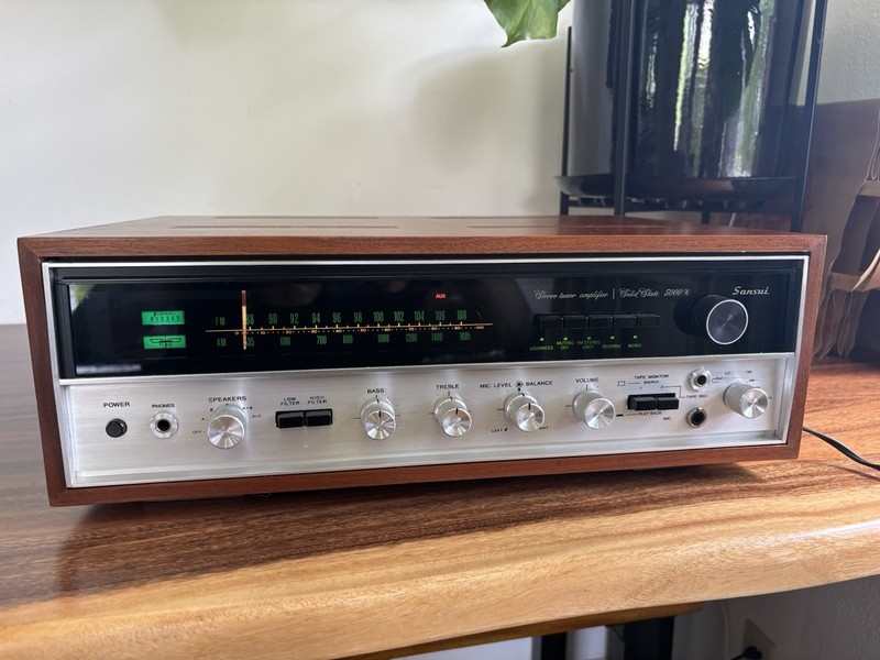 Sansui 5000X Recapped, Serviced, Upgraded