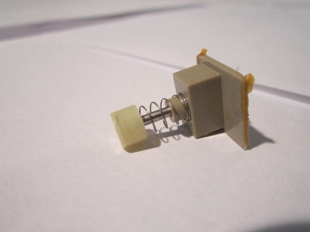 Pioneer SX-3900 SX-3800 Small Push Knob Assy (Bright,Filter,Mute.) AAD-227 gallery