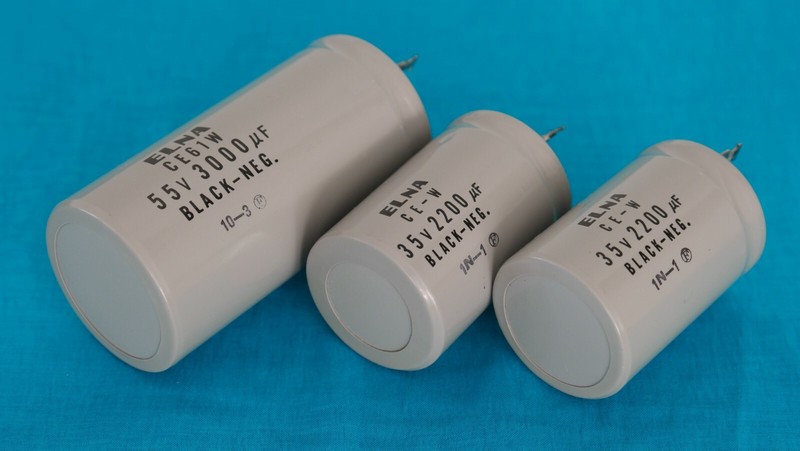 Marantz 2215 FM/AM Receiver Parts : 3 ELNA 2200/3000 uF Filter Capacitors