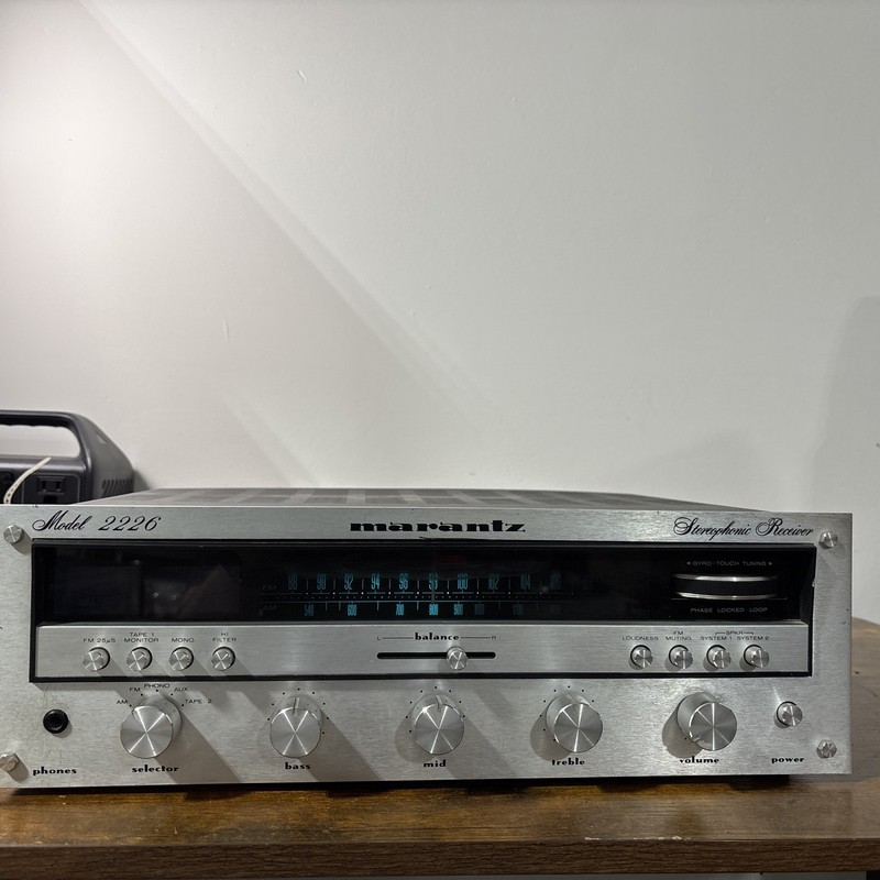 Vintage Marantz Model 2226 Stereophonic Receiver Untested Read Description