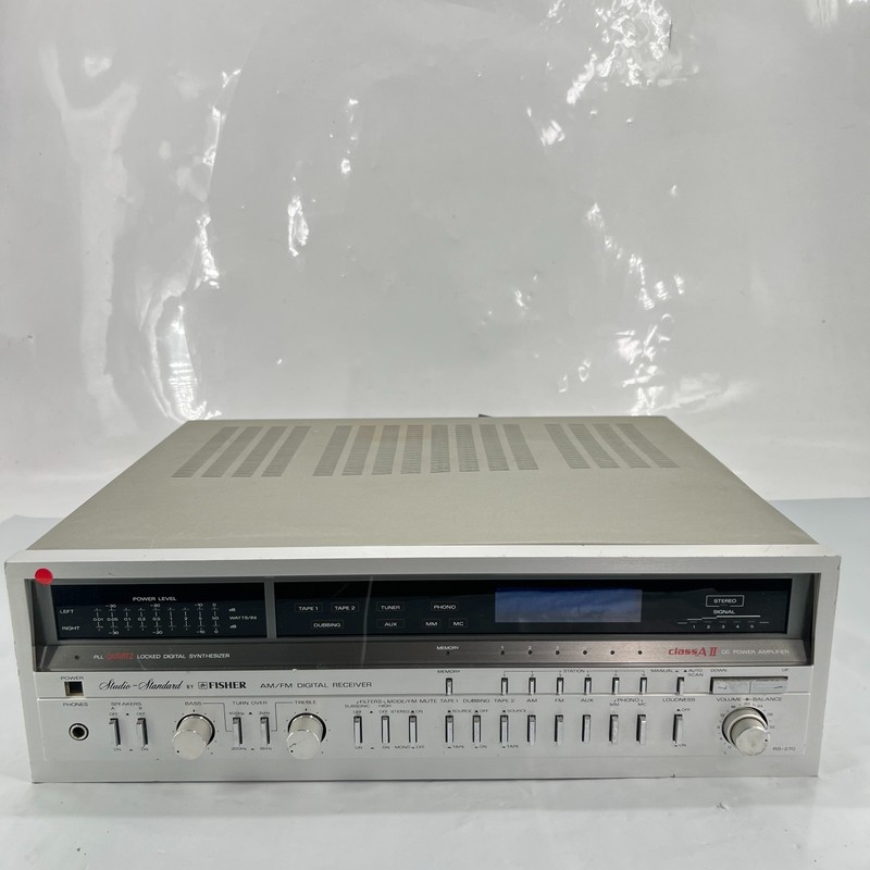 FISHER RS-270 STUDIO STANDARD STEREO RECEIVER FOR PARTS