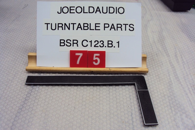 BSR C123.B1 Turntable Tonearm Outer Trim Piece. Tested Parting Out C123.B.1