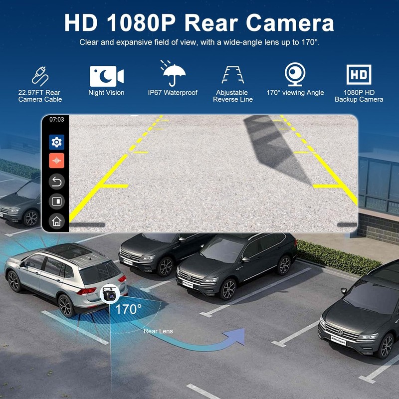 Accfly Upgraded 11 Carplay Screen For Car Built-In Net-Flix/Youtube/Tiktok And gallery