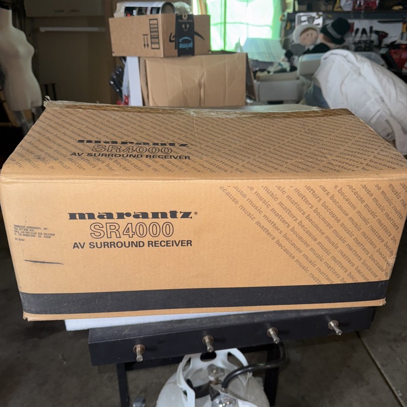 vintage marantz sr 4000 receiver Box Only
