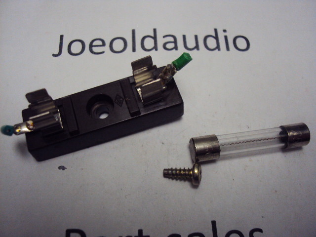 Harman Kardon 560 Original Chassis Fuse Holder & Fuse. Tested. Parting Out 560.