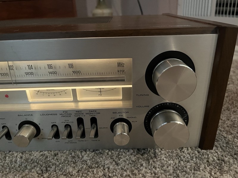 TECHNICS SA-400 STEREO FM-AM STEREO RECEIVER WORKS READ gallery