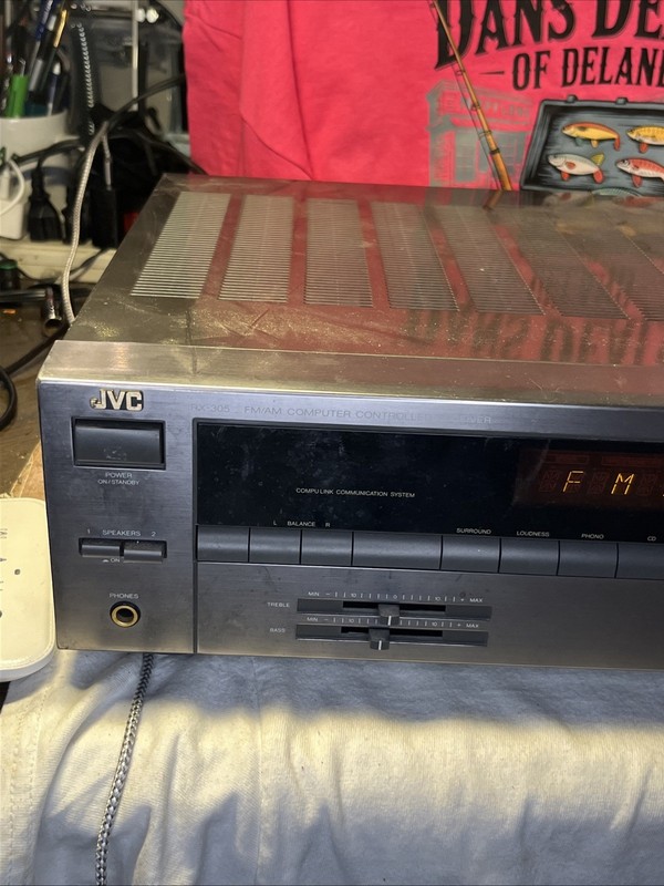 Vintage JVC RX-305 computer-controlled stereo receiver in good working condition gallery