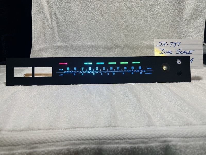 Pioneer SX-737 Dial Scale AAG-079-A Parting Out