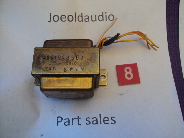 Fisher CR-M200 Cassette Deck Transformer Part# 4251973500 Parting Entire CR-M200