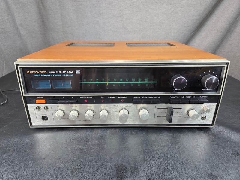 Vintage Kenwood KR-6140A STEREO/QUAD RECEIVER VIDEO DEMO! 🎥📺✅