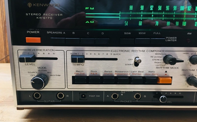 Kenwood KR-6170 Receiver - Tested/Serviced, Working. Orig Box+Manual. See video gallery
