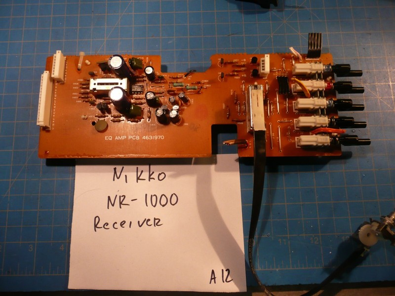 Nikko NR-1000 Receiver Replacement Parts EQ AMP PCB Cir Board Part # 4631970 gallery