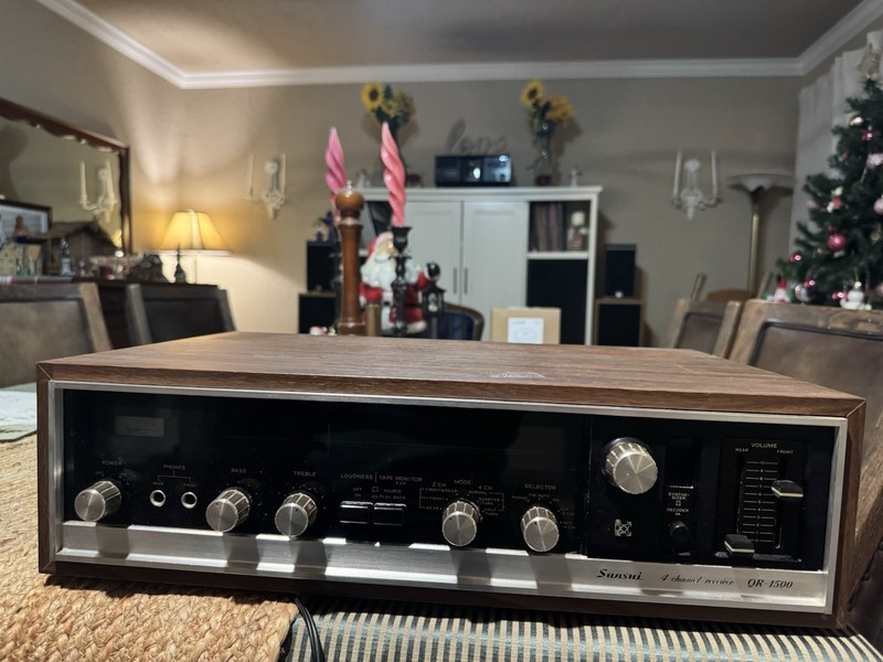 Sansui QR-1500 4 Channels Vintage Receiver Japan 70’s TESTED WORKING