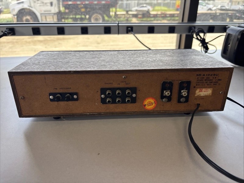 Standard Solid State Rare Vintage Tuner Receiver Wood Grain SR-A102SU READ gallery