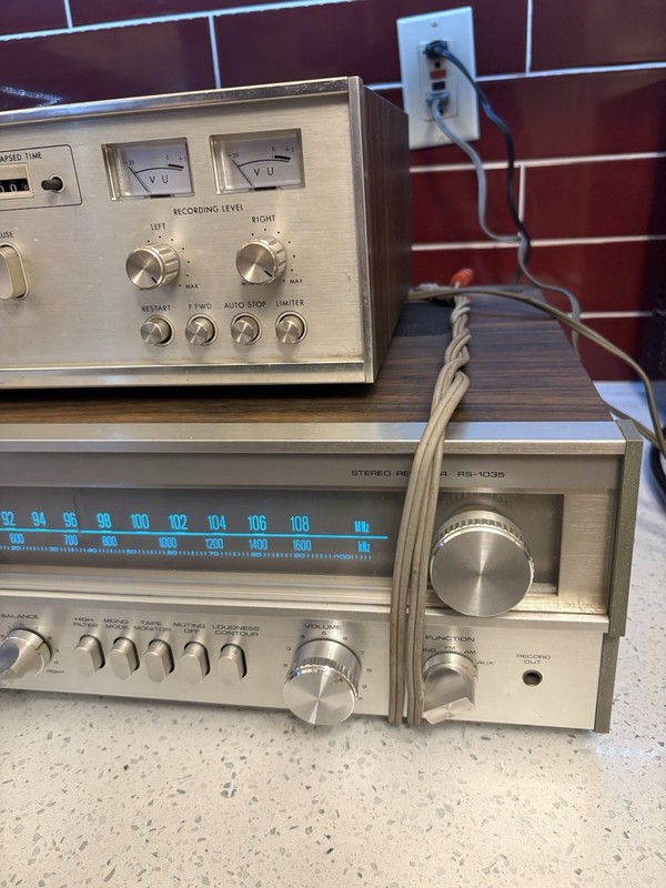 Studio Standard Fisher ER 8120 (No Power) & Stereo Receiver RS 1035 - Working gallery