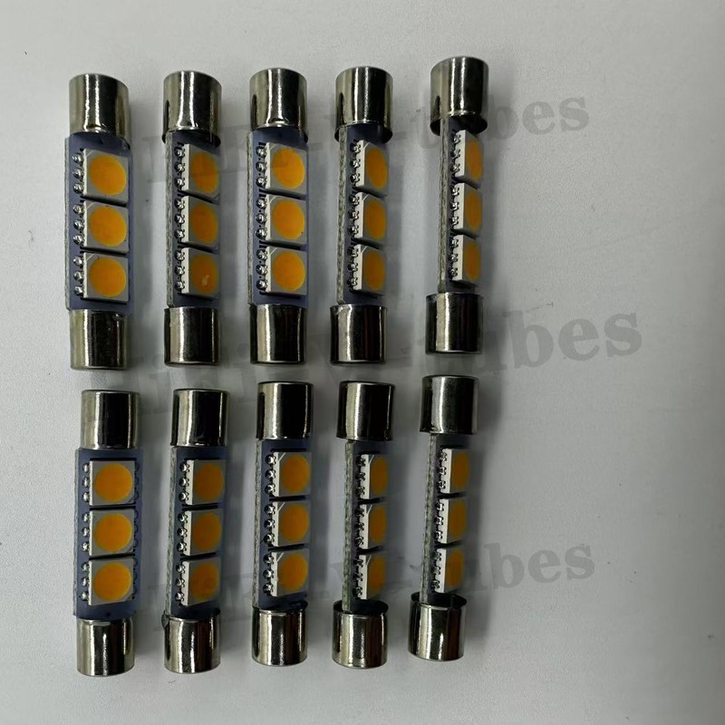 10 New Yellow 8V Fuse Lamp LED Light Bulbs for Marantz Sansui Pioneer Kenwood gallery