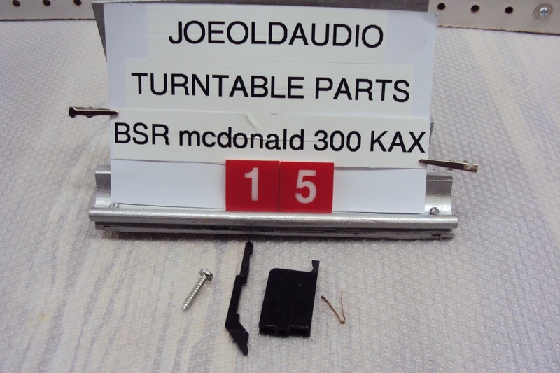 BSR McDonald Turntable Model 300 KAX Tonearm Lock. Tested Parting Out 300 KAX