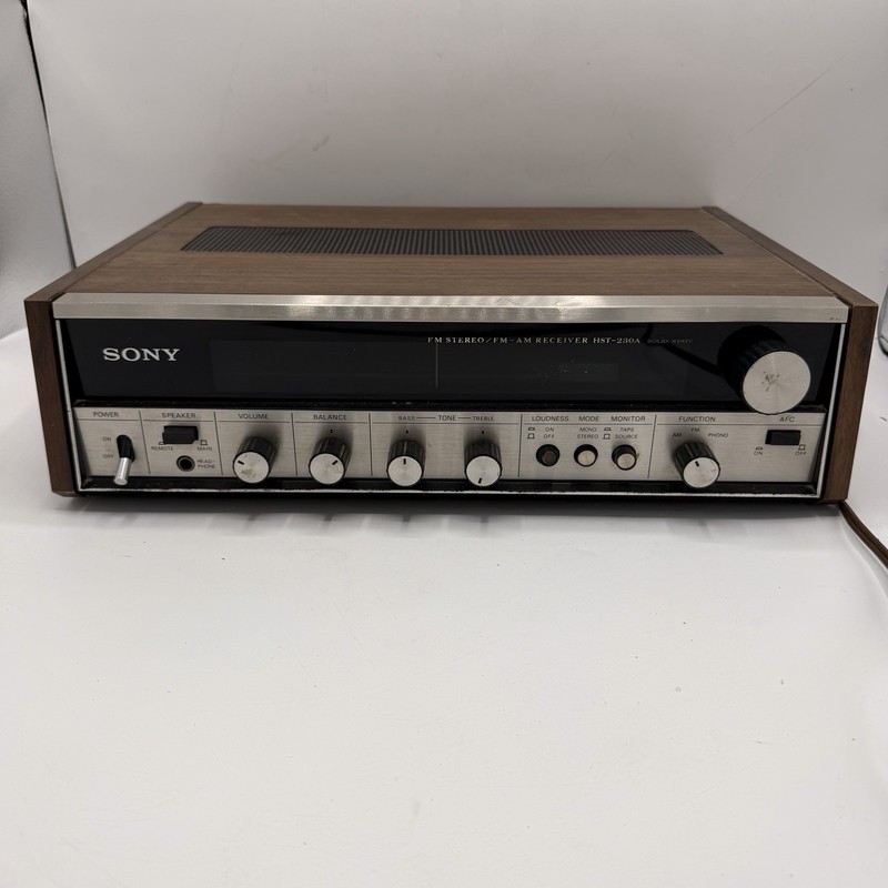 Vintage Sony HST-230A Solid State FM AM Stereo Receiver TESTED! gallery