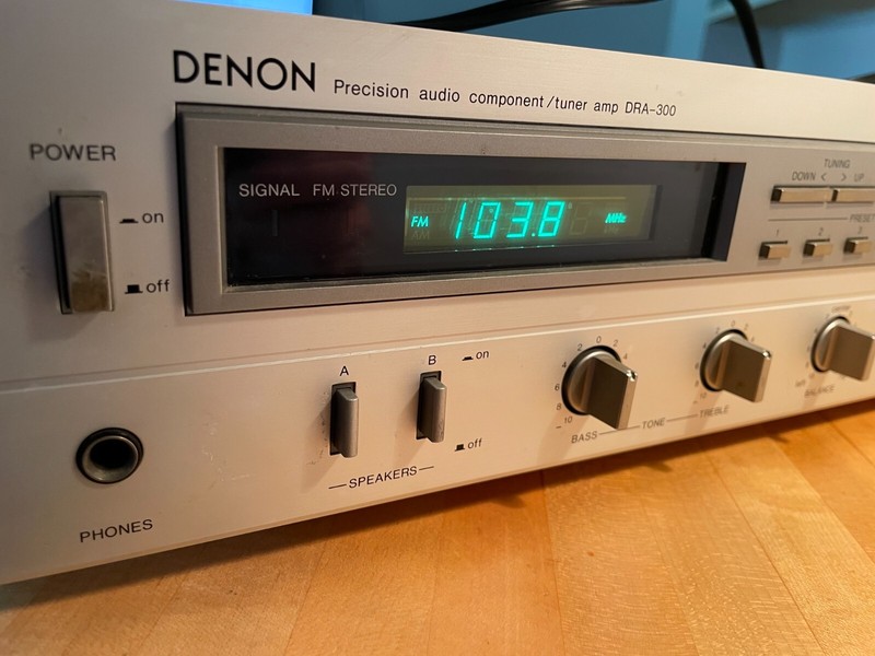 Denon DRA-300 AM FM Tuner Stereo Receiver Amplifier, Great Condition gallery