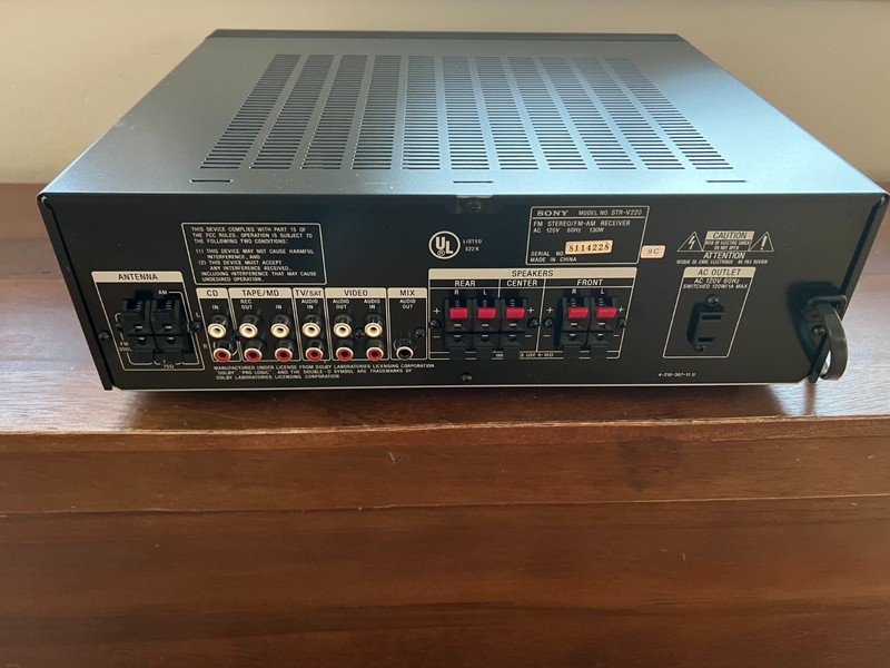 Vintage Sony STR-V220 Stereo Receiver gallery