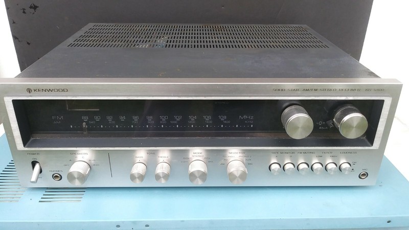 Kenwood KR-5400 Solid State AM-FM Stereo Tuner Amplifier parts Parting Out ,g144