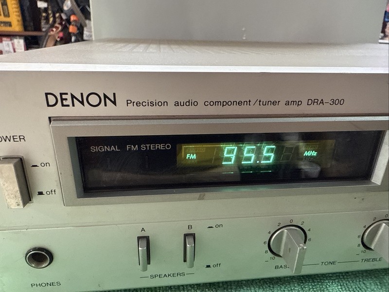 Vintage Denon DRA-300, AM FM Phono Stereo Receiver, Tested gallery