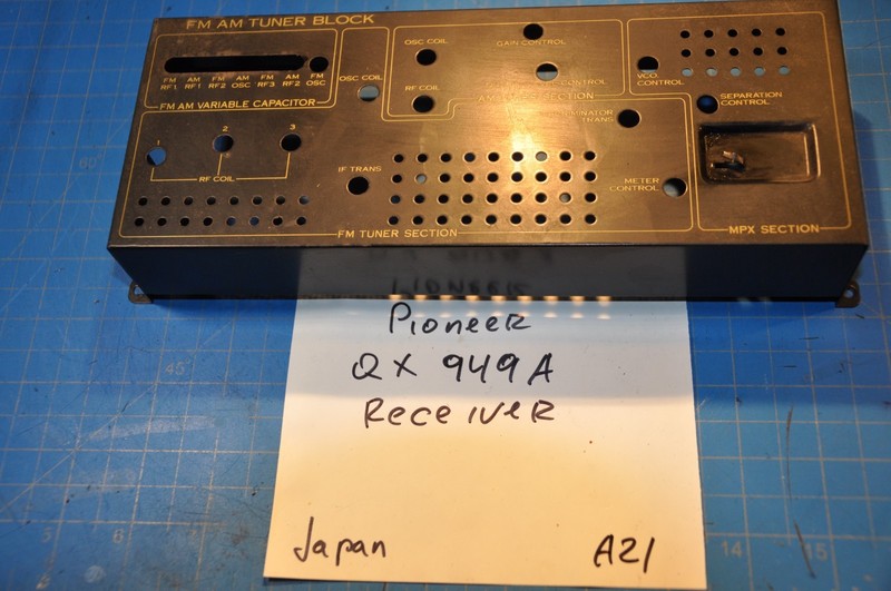 Pioneer QX-949A Receiver Replacement Parts Metal AM/FM Tuner Block Cover