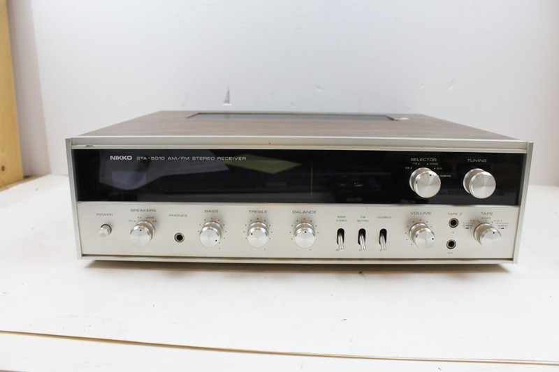 AS IS Nikko STA-5010 AM/FM Stereo Receiver in Wood Cabinet gallery