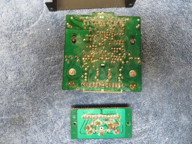 SANSUI G9000/901 RECEIVER AMP DRIVER CARD W/ COVER PART # F2806/F2814 gallery