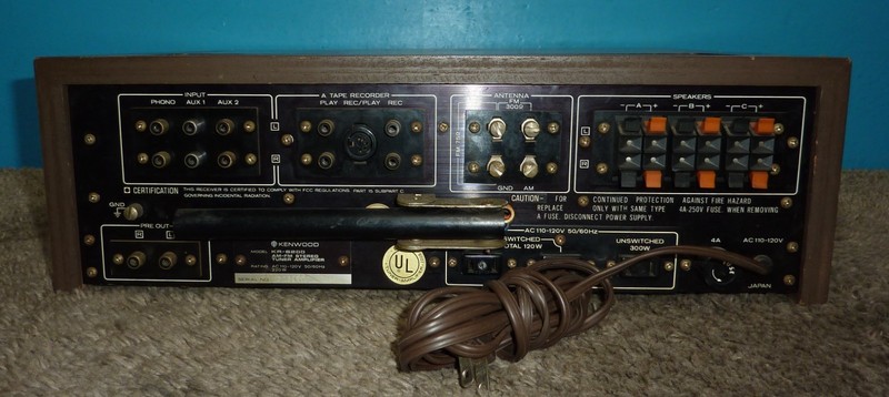Kenwood KR-6200 AM/FM Stereo Receiver As-Is gallery