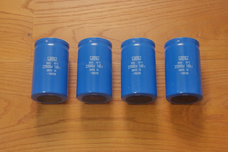 Pioneer SX1280 power filter caps capacitor EXACT FIT 22000 uF 100V