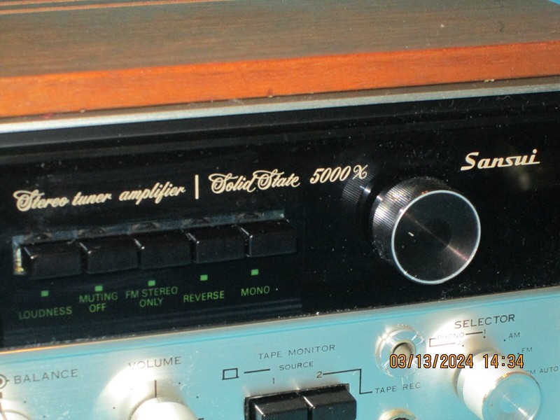 Vintage Sansui 5000x AM/FM Stereo Receiver (1971-72) SOLD gallery
