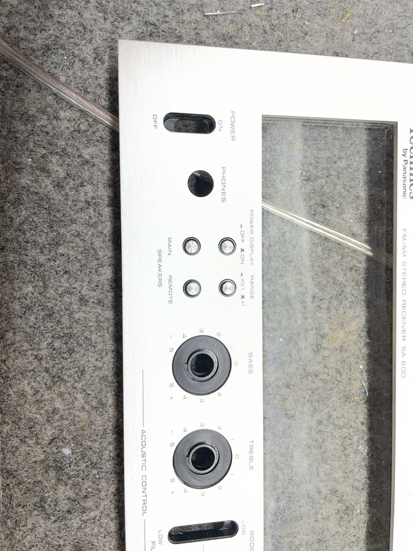 Technics SA-600 Face Plate gallery