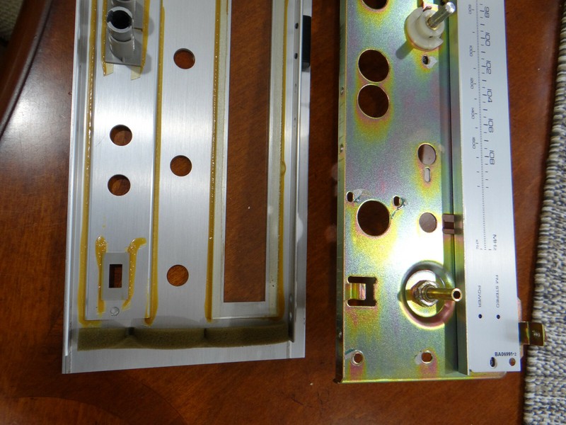 YAMAHA CR 620 FRONT FACE PLATE TUNER GLASS & BUTTONS & DIAL PLATE & MORE gallery