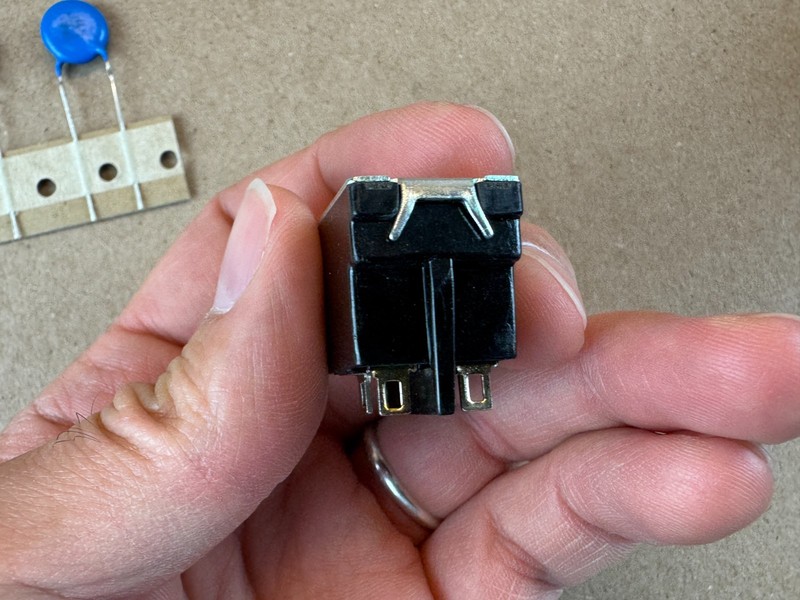 Pioneer QX-9900 Power Switch, Knob, & Snubber Cap NEW Perfect Replacement gallery