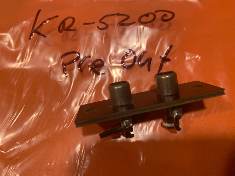 Kenwood KR-5200 Stereo Receiver Parting Out Pre Out RCA Jacks