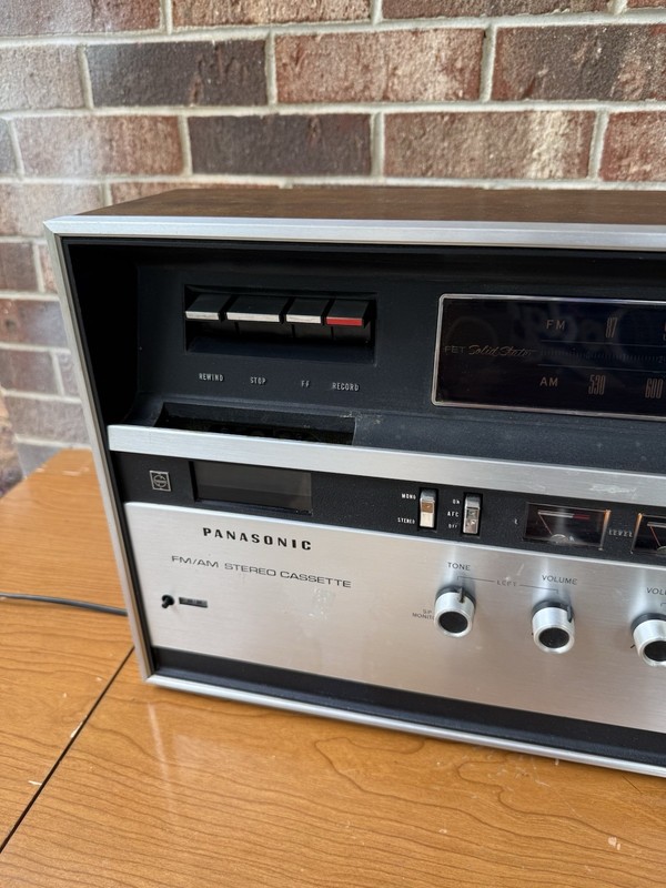 🍊Vintage 1969 Panasonic FM/AM Stereo Cassette Player | Model RS-280S WORKS! gallery