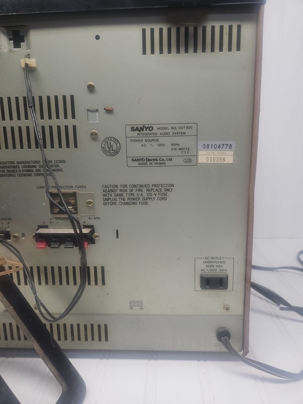 Sanyo Vintage DXT-600 Stereo gallery