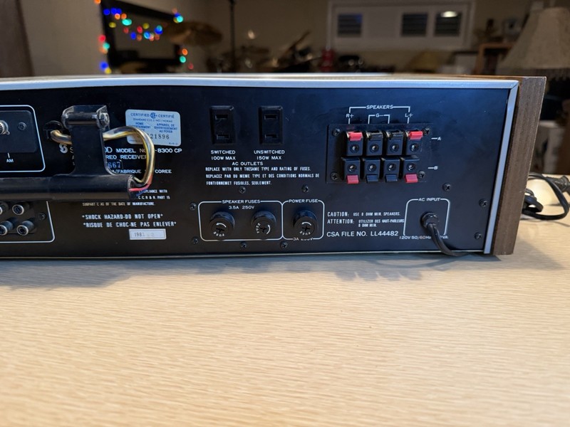 Vintage Sherwood S-8300 CP, 30W AM/FM Stereo Receiver, 1980s. Fresh Service Rare gallery