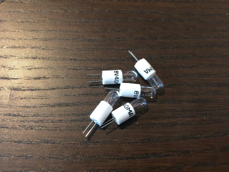 10 New Marantz Bi-Pin Lamps 8v 40mA Bulbs for 2265, 2275, 2285, 2325, 2330