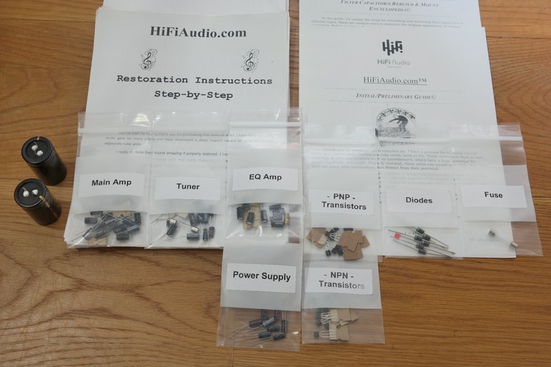 MCS 3253 rebuild restoration recap service kit repair filter capacitor gallery