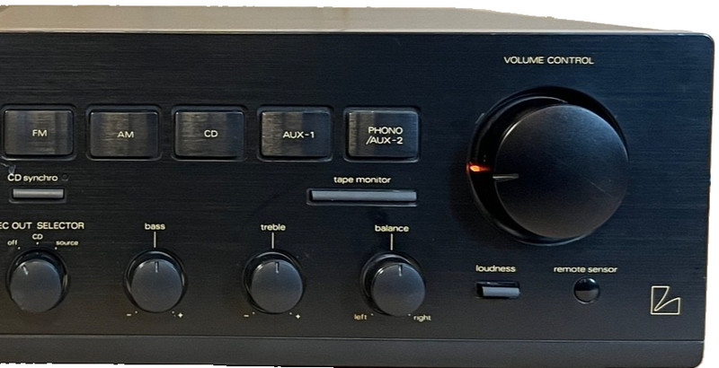 LUXMAN R-341 Stereo Receiver-Phono Input-Sythesized Tuner-35Wx2-PreOwn-Exc Cond gallery