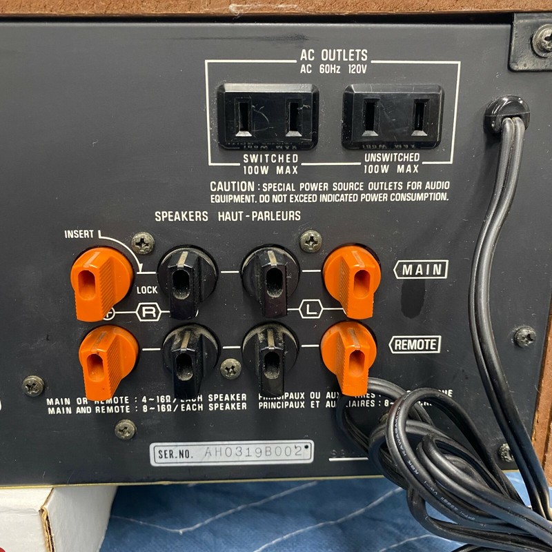 TECHNICS SA-616 VINTAGE AM/FM STEREO RECEIVER - SERVICED - CLEANED - TESTED gallery