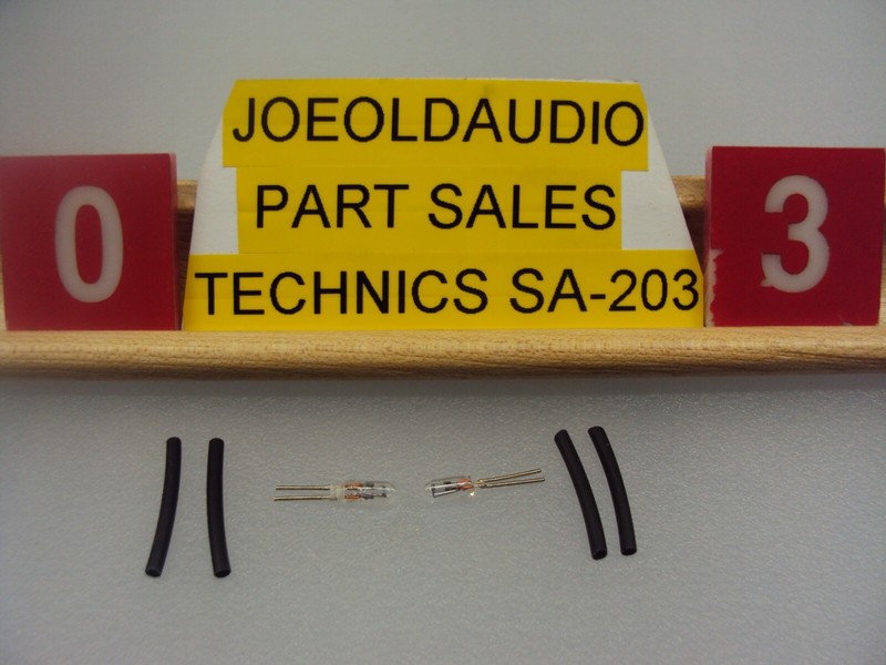 Technics SA-203 Replacement Dial Pointer (NEW) Lamps&Heat Shrink Parting SA-203
