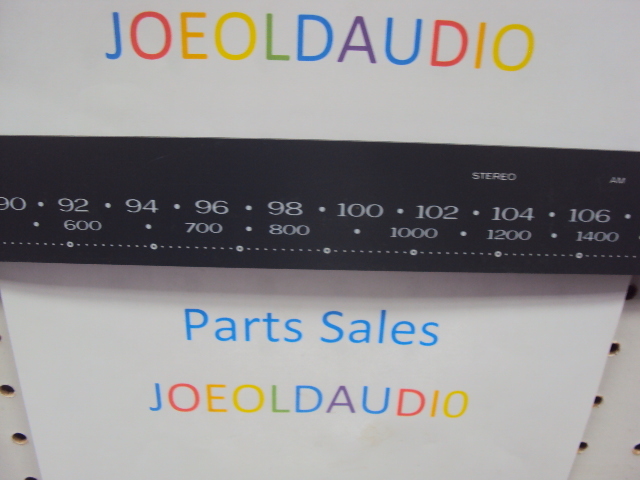 Kenwood KR 6600 Original AM/FM Dial Scale Plate VG Condition Parting Out KR 6600 gallery
